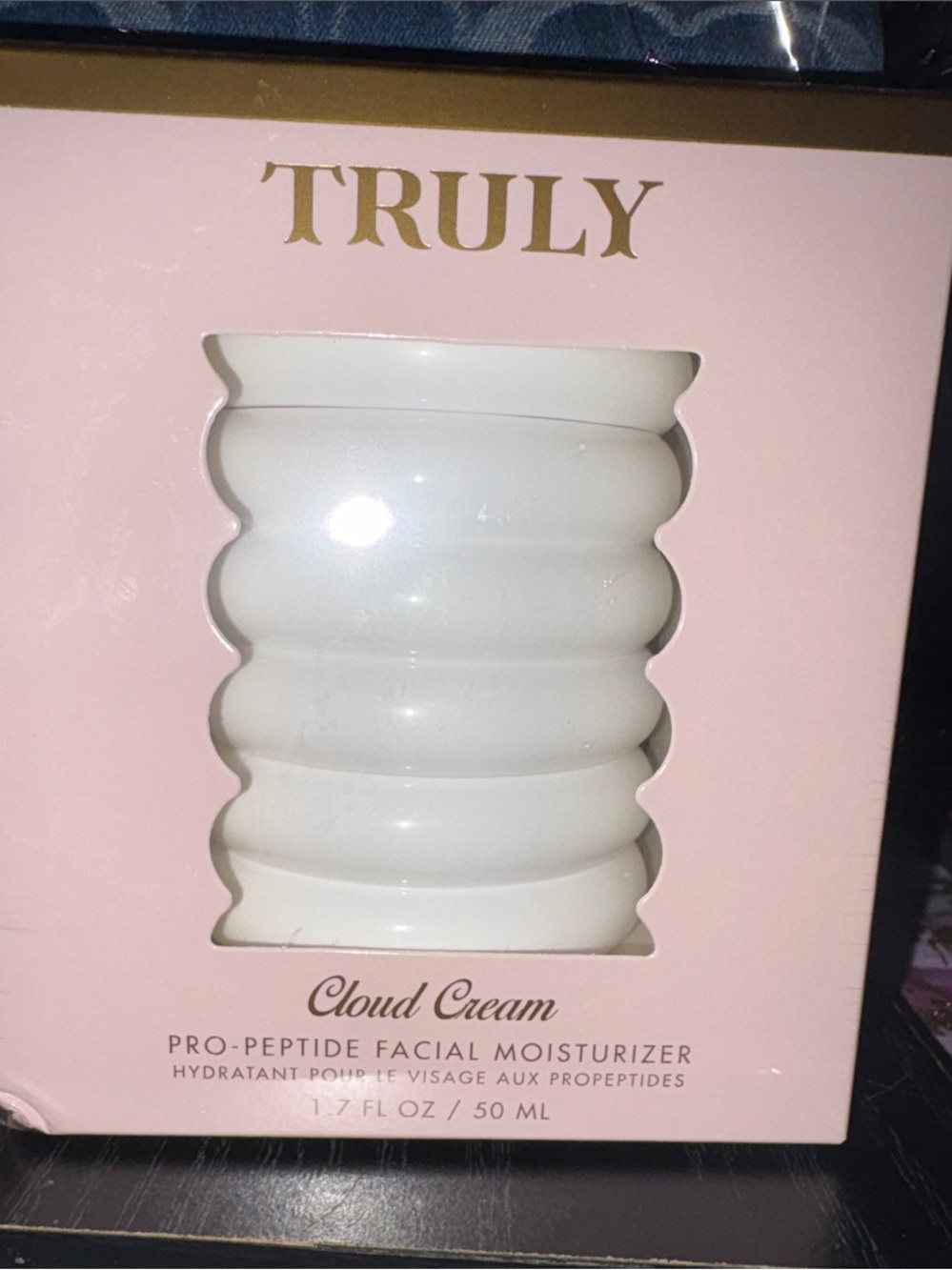 TRULY Cloud Cream Pro-Peptide Moisturizer - Pink & Gold Packaging